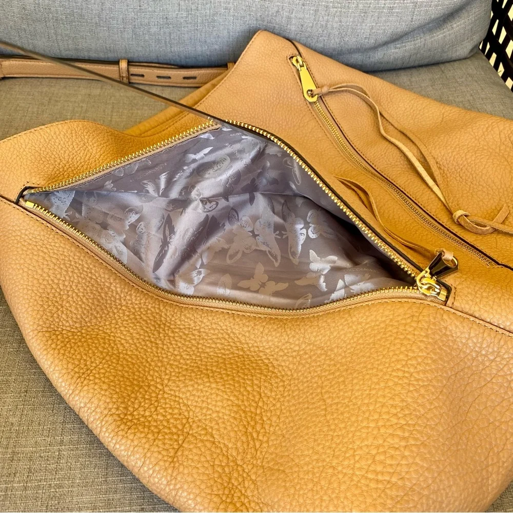 Rebecca Minkoff Pebble Leather Hobo Shoulder Crossbody Bag